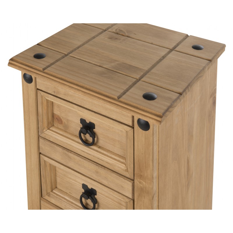 Corona Narrow 6 Drawer Bedside